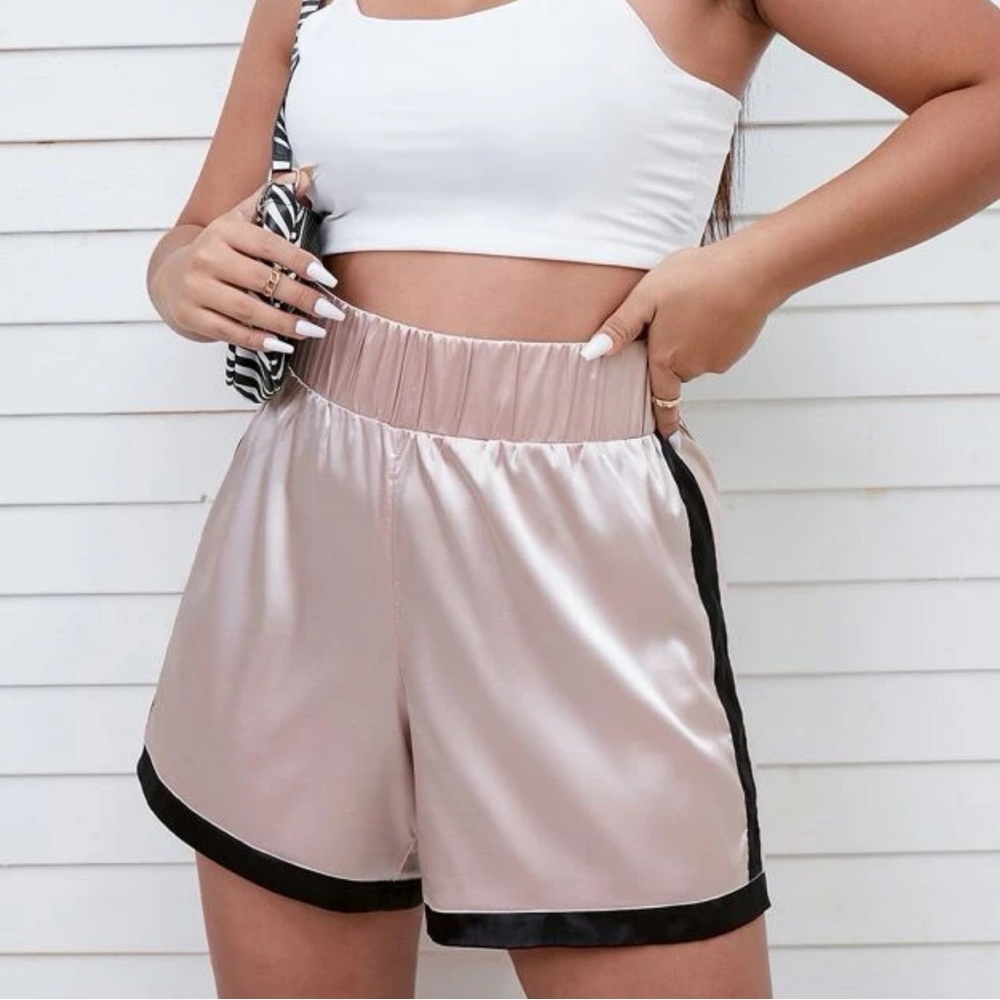 New Shein Satin Shorts